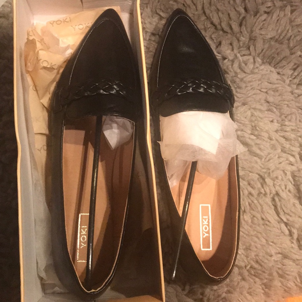 Never Worn Black Flats